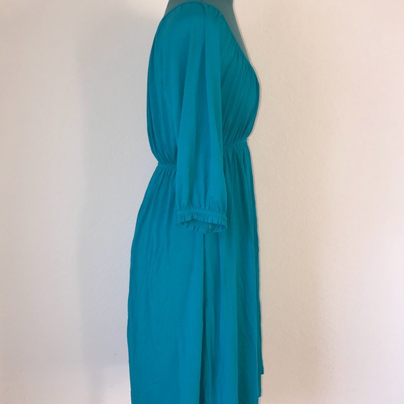 SOLDLong sleeve New York &Company Teal Dress - Picture 3 of 5